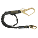 6' WeldTech® Nomex® Energy Absorbing Lanyard, Single-leg with Steel Connectors