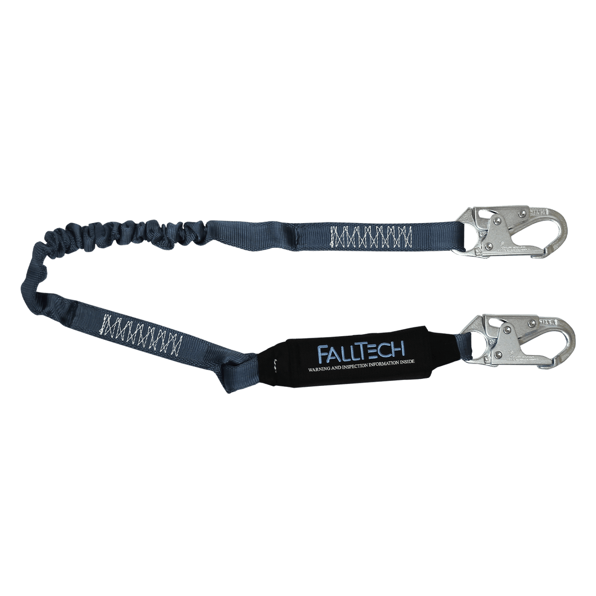 Elastic Energy Absorbing Lanyard
