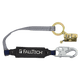 Hinged Trailing Fall Arrester with Anti-panic and 3' ViewPack® Energy Absorbing Lanyard - CSA