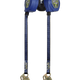 8' FT-X™ EdgeCore™ Class 2 Leading Edge Personal SRL, Twin-leg with Steel Mini Rebar Hooks