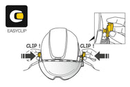 Pantalla facial completa Petzl VIZEN (modelo 2019) - Sistema de fijación EASYCLIP