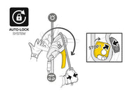 Dispositivo de descenso/aseguramiento Petzl I’D® L - Sistema AUTO-LOCK