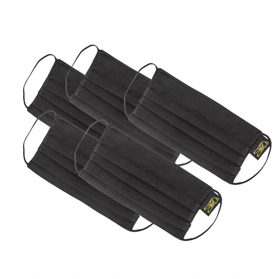 Mascarillas faciales de tela Dirty Rigger (paquete de 5): mascarilla facial lavable Dirty Rigger® 100 % algodón. Diseño plisado para libertad de movimiento y comodidad excepcional. – Ahora disponible en MTN Shop US.