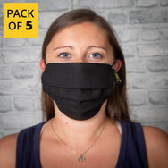 Mascarillas faciales de tela Dirty Rigger (paquete de 5): mascarilla facial lavable Dirty Rigger® 100 % algodón. Diseño plisado para libertad de movimiento y comodidad excepcional. – Ahora disponible en MTN Shop US. - imagen 6