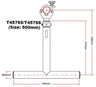 Doughty Modular Drop Arm Tee ⌀2'' (Aluminum) offered by MTN Shop 