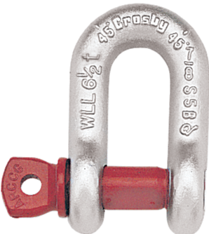Crosby G-210 Galvanized Screw Pin Chain Shackles