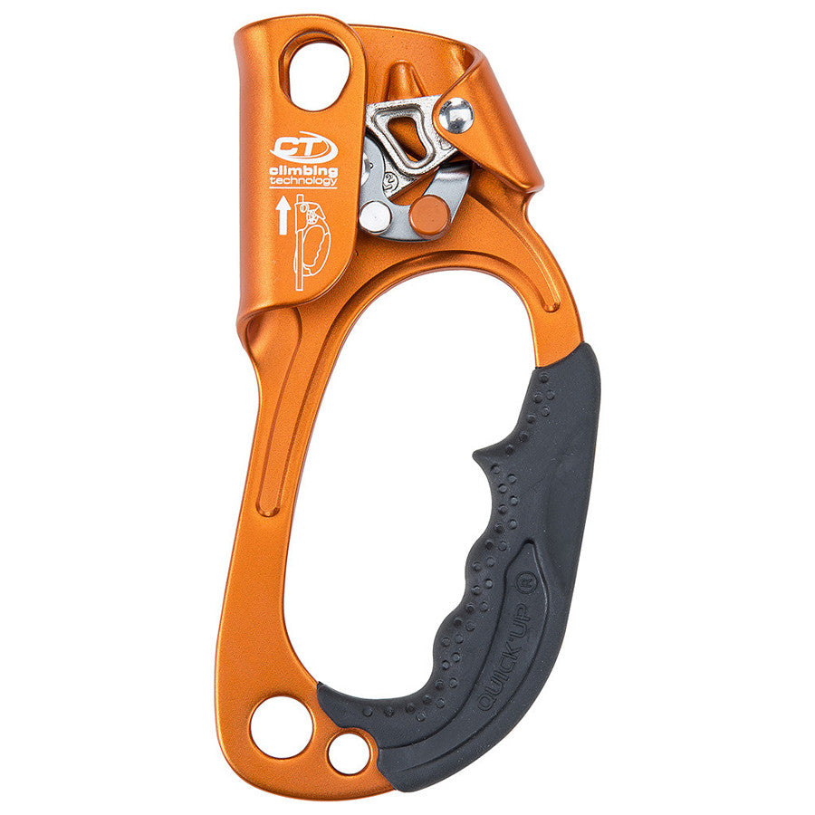 Ascensor Quick Up con tecnología de escalada de PMI: el ascensor Quick Up con tecnología de escalada de PMI es un mango ascendedor de aleación ligera. Sistema de levas antiinversión de uso con una sola mano. Para uso con cuerda de 8 mm a 13 mm. – Ahora disponible en MTN Shop US.
