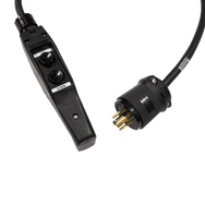 Estación de control Hubbell de Mountain Productions (Pickle) - Ensamblaje: controlador de polipasto con botón pulsador de estación de control Hubbell de calidad con conector L14-20 o XLR. Diferentes opciones de distribución de pines de la estación de control para compatibilidad con polipastos de cadena de todo tipo. – Ahora disponible en MTN Shop US.