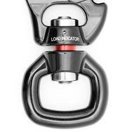 Kong Tango 360 Double Gate Connector Carabiner with Swivel– The Kong Tango 360 Connector combines Tango connector with a smooth, efficient swivel and an overload indicator. The overload indicator ensures safe use by activating when a load between 200 and 300kg is applied. The connector is directional to prevent twisting of ropes, lanyards and metal cables.The Double Gate safety system is easy to use and reduces the risk of accidental opening. The Keylock system prevents accidental snags while maneuvering. S - imagen 3