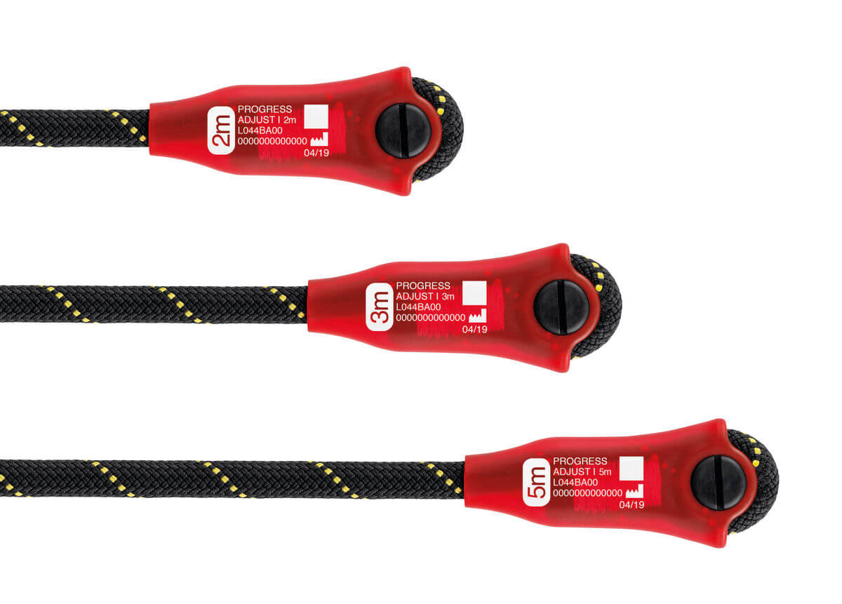 Petzl PROGRESS ADJUST-I Positioning Lanyard - Individual Identification Marking on Plastic Sheath