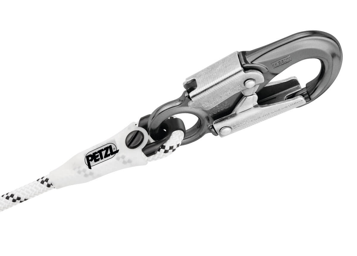Petzl GRILLON HOOK Elemento de amarre ajustable - Conector de gancho