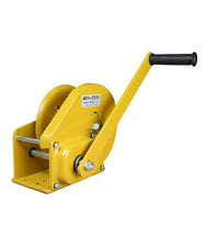 OZ Lifting Hand Brake Winch– The OZ Lifting hand brake winches are all steel, hand operated winches with capacities of 1 ton, 1.5 ton and 2 tons. The winches have a compact design and a large diameter drum for increased efficiency. The rubber grip handle makes the winch easier to operate and the fully enclosed gearing system ensures smooth operations over time by preventing contaminants and debris from clogging the system. The winch is available carbon steel and stainless steel models. – Now available at MT - imagen 4