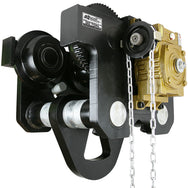 OZ Lifting Geared Beam Trolley– The Oz Lifting geared beam trolley is designed for use with manual or powered hoists to shift loads across a lateral plane with gearing for positive load positioning. The trolley is available with lifting capacities ranging from 1 ton to 30 tons. The trolley has a lightweight and robust construction that is both maneuverable and durable. – Now available at MTN Shop US.