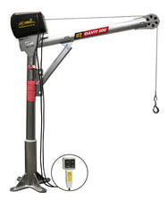 OZ Lifting Steel Davit Cranes– The Steel Davit Crane from OZ Lifting has 360 degree rotation and is available with lifting capacities of 500lbs, 1000lbs and 2500lbs. The zinc-plated davit crane has 4 different height adjustments for flexibility of use. The crane comes with a manual winch as standard which includes a power drill adapter. There are also AC and DC electric winch options. – Now available at MTN Shop US. - imagen 3