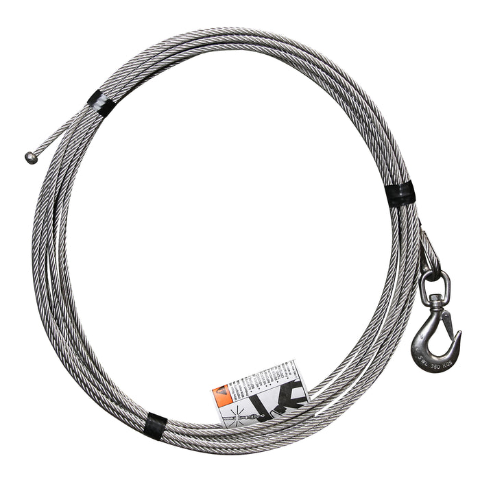 Cable de acero inoxidable OZ Lifting 1/4" con bola