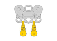Petzl Spin S1 Open Pulley with Gated Swivel – he Petz spin S1 open pulley is a highly efficient and compact single pulley with a gated swivel. The S1 has been engineered for maximum simplicity when setting up a haul or load deviation and can be opened even when attached to an anchor. The pulley is compact and lightweight which makes it an excellent tool for technical rescues and work with tensioned highlines. The smooth sheave has sealed balled bearings and is very efficient. The swivel makes it simple to o - imagen 5