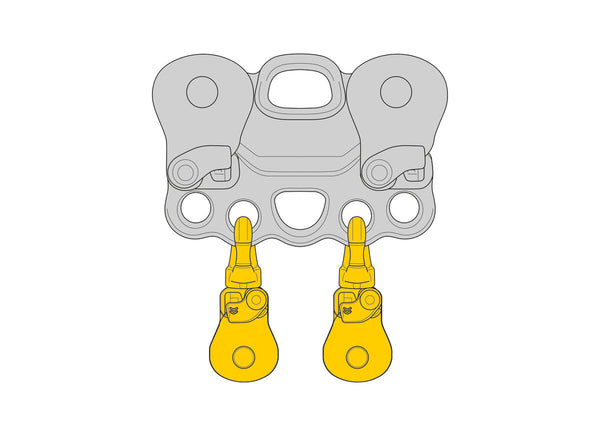 Petzl Spin S1 Open Pulley with Gated Swivel – he Petz spin S1 open pulley is a highly efficient and compact single pulley with a gated swivel. The S1 has been engineered for maximum simplicity when setting up a haul or load deviation and can be opened even when attached to an anchor. The pulley is compact and lightweight which makes it an excellent tool for technical rescues and work with tensioned highlines. The smooth sheave has sealed balled bearings and is very efficient. The swivel makes it simple to o