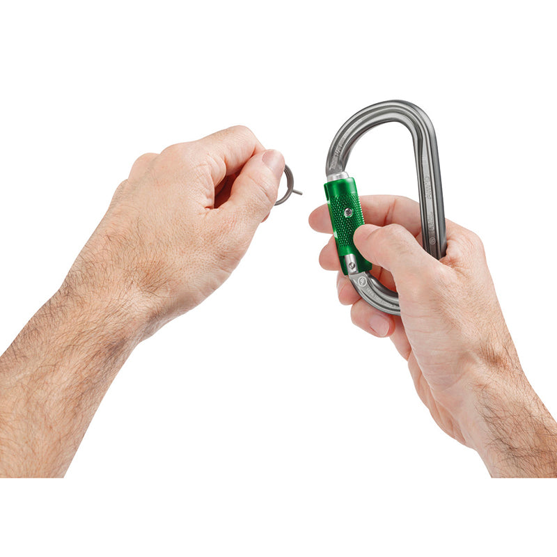 Mosquetón Petzl Am’D PIN-LOCK - Anillo de desbloqueo