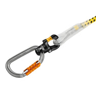 Cordón Petzl MICROFLIP: se puede utilizar con MICRO SWIVEL para evitar torceduras 
