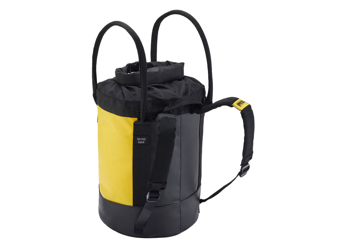 Bolsa para cuerdas Petzl Bucket 30 – Para trabajar cómodamente son necesarias buenas herramientas: mochilas, guantes, accesorios... Petzl ofrece toda una línea de accesorios innovadores. – Ahora disponible en MTN Shop US. - imagen 5