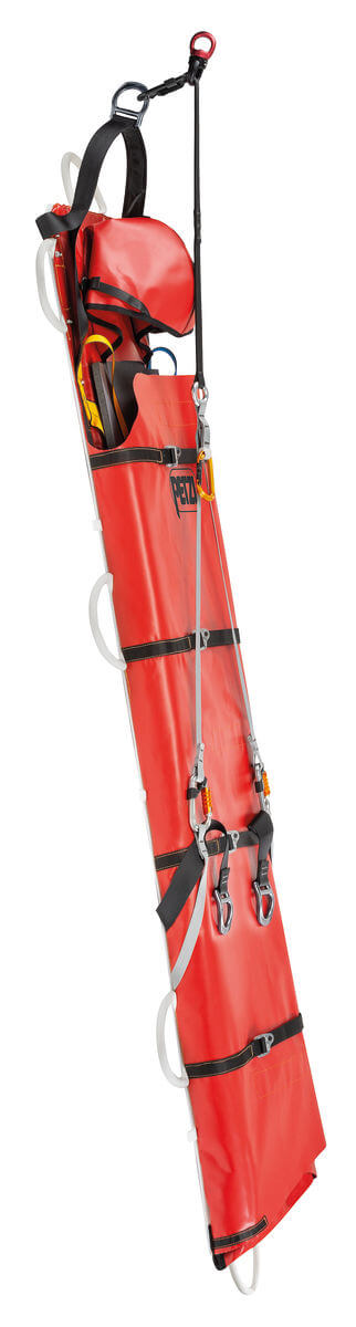Dispositivo basculante Petzl STEF para camilla NEST - Ángulo lateral