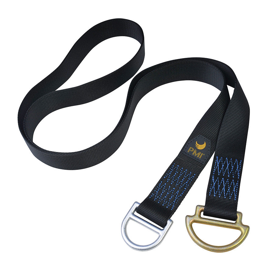 Eslinga de anclaje de uso general de PMI: las eslingas de anclaje de uso general de PMI crean anclajes fuertes y seguros. Disponible en longitudes de 3', 4' y 6'. Anillas en D de acero en ambos extremos. NFPA 1983 (2012), G, ANSI Z359.1 (2007): ahora disponible en MTN Shop US. - imagen 3