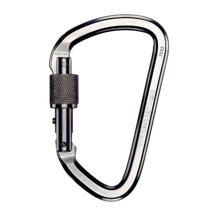 Mosquetón de bloqueo de acero inoxidable PMI SMC Lite: los mosquetones de bloqueo de acero inoxidable SMC Lite son compactos, livianos y los profesionales de rescate en espeleología y montañismo los utilizan con frecuencia. Puerta con cerradura de tornillo: ahora disponible en MTN Shop US.