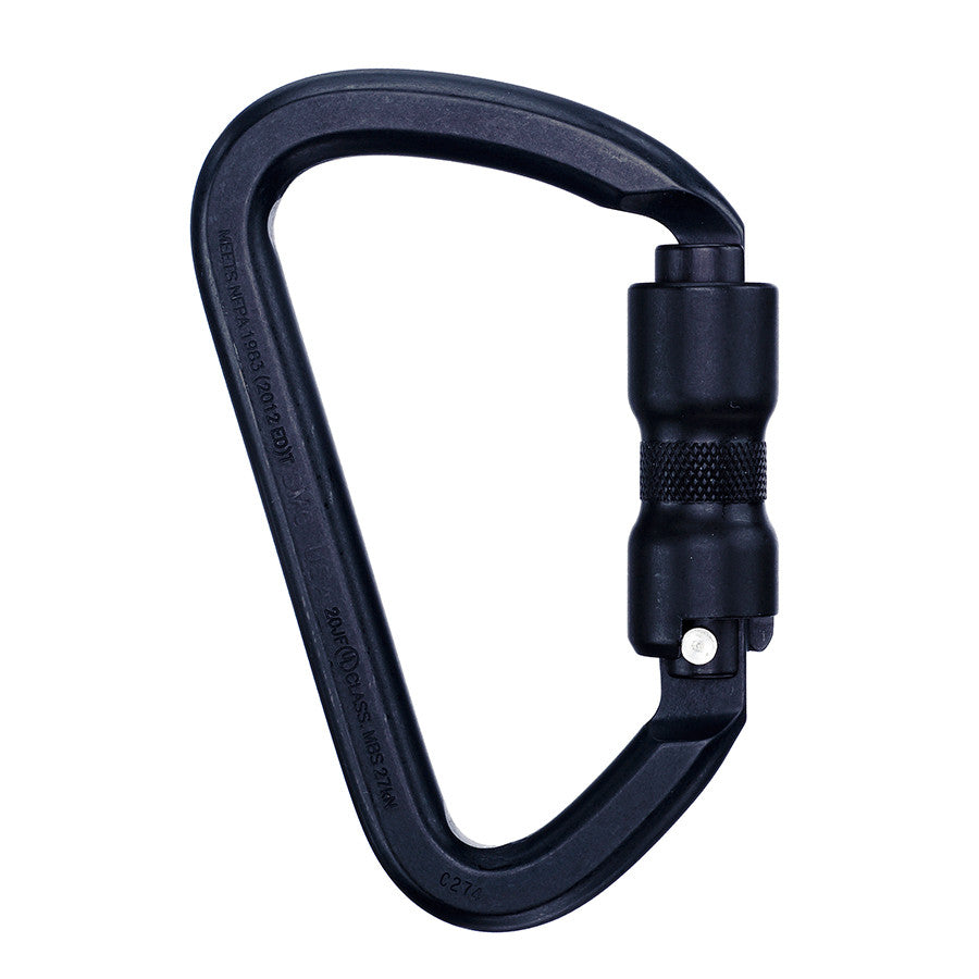Mosquetón PMI SMC Kinetic Dual-Lock – NFPA– El mosquetón SMC Kinetic cumple con todos sus requisitos de protección personal. Nariz de bloqueo con llave y apertura de puerta giratoria de doble acción de 0,98". Ligero para alturas: ahora disponible en MTN Shop EE. UU. - imagen 8