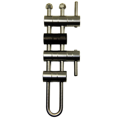 PMI SMC Brake Rack – Micro U Rack Stainless Steel w/ Bars– The SMC Micro U Rack is the smallest and most lightweight of all SMC Rappel Racks. This rack is best suited for sport climbing, caving and for long rappel scenarios – Now available at MTN Shop US.