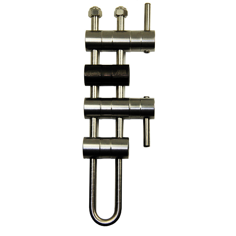 Parrilla de freno PMI SMC - Micro U Rack de acero inoxidable con barras: el SMC Micro U Rack es el más pequeño y liviano de todos los SMC Rappel Racks. Este soporte es ideal para escalada deportiva, espeleología y escenarios de rápel largo. Ahora disponible en MTN Shop EE. UU.