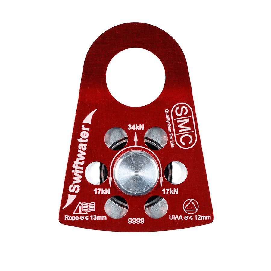 Polea PMI SMC Swiftwater de aluminio de 2": La polea SMC Swiftwater ha agregado características para cumplir con los requisitos únicos de Swift Water Rescue. Los orificios de la placa lateral integrados minimizan el hidroplaneo cuando está en uso. Ahora disponible en MTN Shop US. - imagen 2
