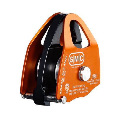 Polea doble PMI SMC Advance Tech Mate – NFPA– La polea doble SMC Advance Tech Mate es una polea doble que cumple con NFPA y está diseñada para funcionar con la polea Advance Tech HX en un sistema de mini transporte. Cuerda de 7 mm a 12,5 mm: ahora disponible en MTN Shop EE. UU.