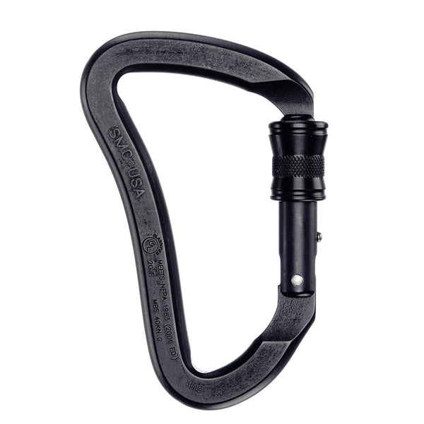 PMI SMC CrossOver Screw-Lock Carabiner – NFPA– SMC CrossOver Screw-Lock Carabiners features simple single-handed operation. Specially designed for work safety compliance. Screw-lock gate, NFPA 1983 (2012), G – Now available at MTN Shop US.