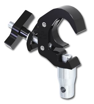 Abrazadera Doughty Titan con Medio Conector (Negro) - MTN SHOP
