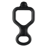 Petzl HUIT ANTIBRULURE Descenso Figura 8 (Negro)