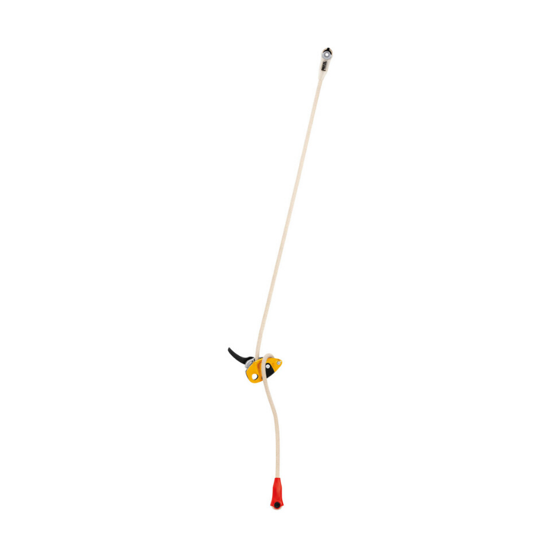 Elemento de amarre ajustable Petzl GRILLON PLUS - Terminaciones cosidas y funda de plástico en los extremos de la cuerda