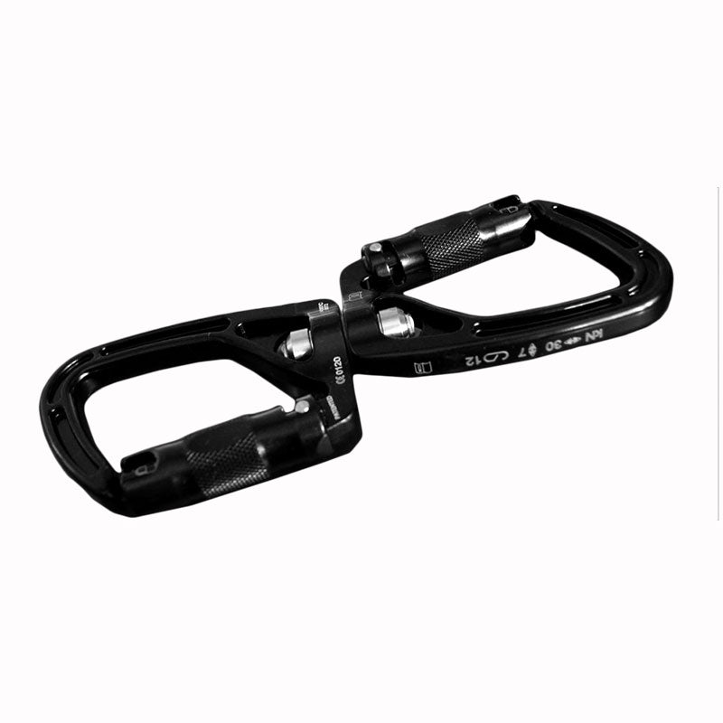 Rock Exotica SwivaBiner (Auto-Lock): el SwivaBiner cuenta con un casquillo de alta resistencia que resistirá un mayor abuso que un rodamiento. – Ahora disponible en MTN Shop US.