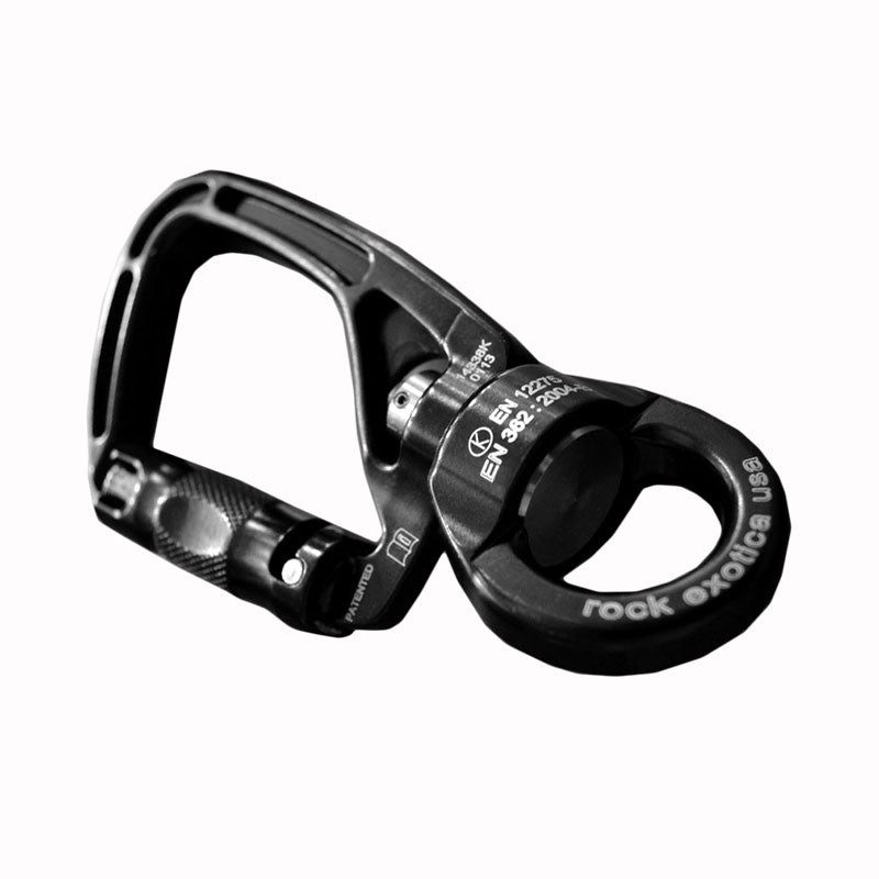 Rock Exotica SwivaEye (Autolock): SwivaEye es la integración de nuestros mosquetones técnicamente avanzados con nuestros giratorios de alta eficiencia. – Ahora disponible en MTN Shop US. - imagen 3