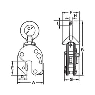 Camlok™ CY Hinged Universal Plate Clamp– For lifting longer plates with two leg chain slings, turn to Camlok’s CY Hinged Universal Plate Clamp. These plate clamps can be used on materials up to a surface hardness of 300 Brinell (32HRc). Because of a swiveling hook ring feature, the CY Hinged Plate Clamp can be fitted to a steel plate in any position. – Now available at MTN Shop US.