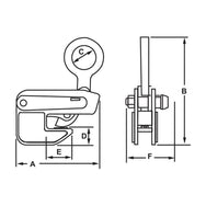 Abrazadera para vigas horizontales Camlok™ TTG: las abrazaderas para vigas horizontales Camlok TTG están diseñadas para levantar y transportar vigas de acero estructural en posición horizontal. Estos productos están equipados con un bloqueo de seguridad accionado por resorte Camlok para mayor tranquilidad y seguridad. – Ahora disponible en MTN Shop US.