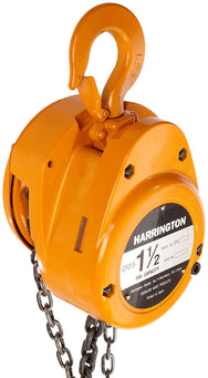 Harrington Hoist: CF Hand Chain Hoist 0.5-5 Ton– These Harrington hoists are the economical and practical choice for efficient, trouble-free service. The CF model is a long-lasting construction grade hoist – Now available at MTN Shop US.