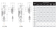 CM 622 Chain Hoist Spec - imagen 5