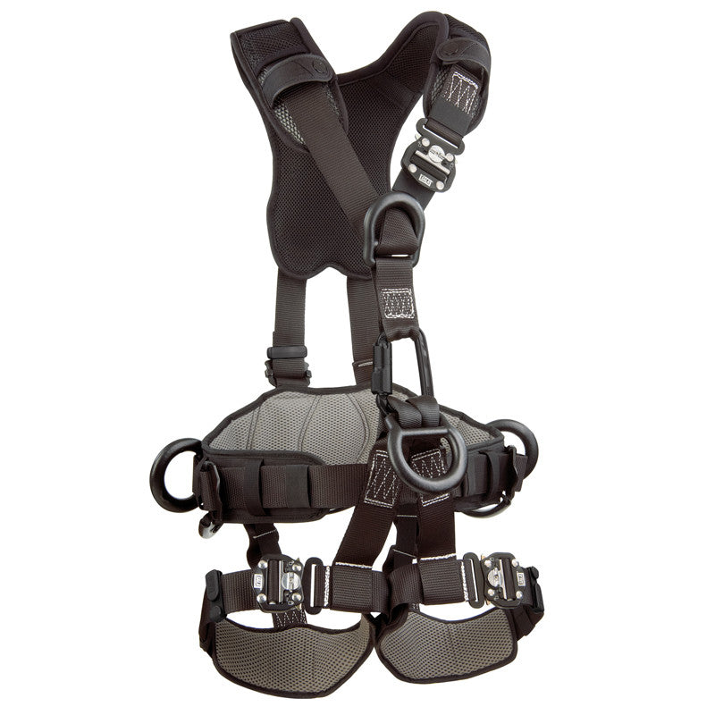 3M™ DBI-SALA® Exofit NEX™ Rope Access/Rescue Harness - Blackout - Quick Connect Chest and Leg Straps and Lightweight Aluminum Front and Suspension D-rings (Front view not on Model) - imagen 3