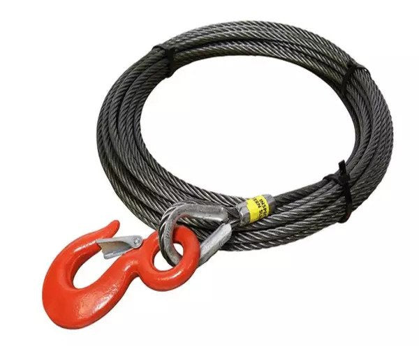 Lift All 1/2 Inch Winch Line W/Eye Hook & Latch One End Permaloc