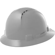 Casco de seguridad para levantamiento: ala completa y ventilación (Briggs); gris
