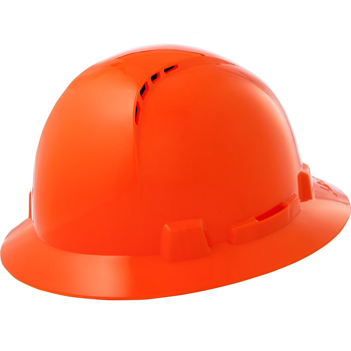 Casco de seguridad para levantamiento: ala completa y ventilación (Briggs); naranja