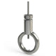 Griplock - Agarre plateado para cable de 3/32" y 1/8" (gancho y anilla)