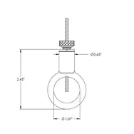 Griplock - Agarre para cables de 3/32" y 1/8" (gancho y anilla)