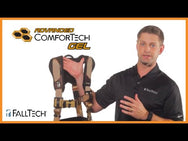 Construction Belted Full Body Harness, Tongue Buckle Leg Adjustment
