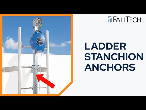 5' Bolt-on Ladder Stanchion Anchor with 5" Overhead Offset - imagen 2